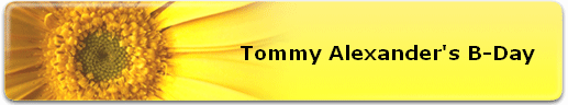 Tommy Alexander's B-Day